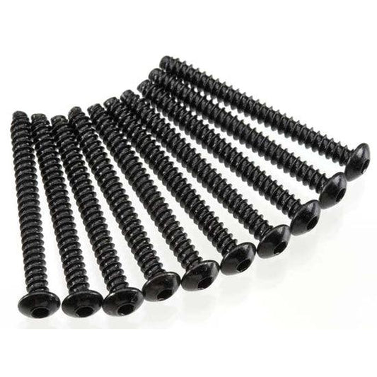 Axial AXA441 SCX10 EXO Wraith Bomber Hex 3x30mm Tapping Button Head Screws (10)