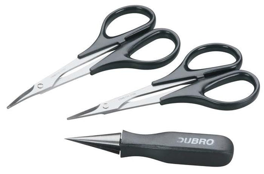 Dubro 2331 lexan Body Reamer & Scissors Set (3)