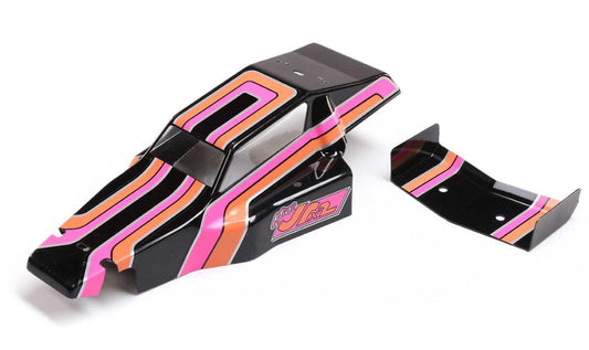 Losi LOS210027 Body & Wing Black Mini JRX2