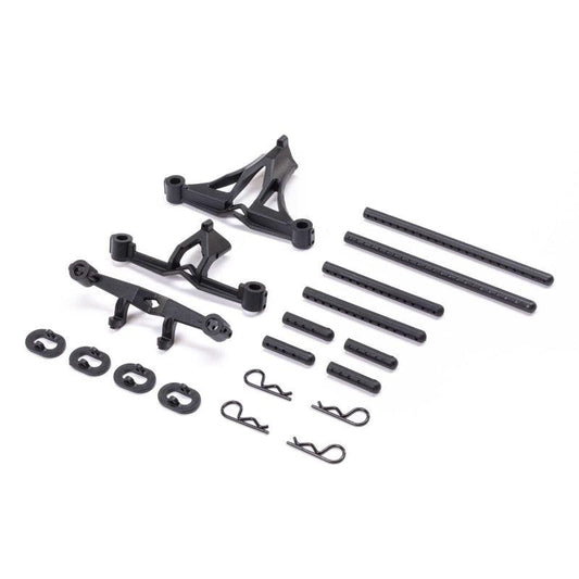 Losi LOS211033 Body Mount Set and Posts 1970 Mini Drag