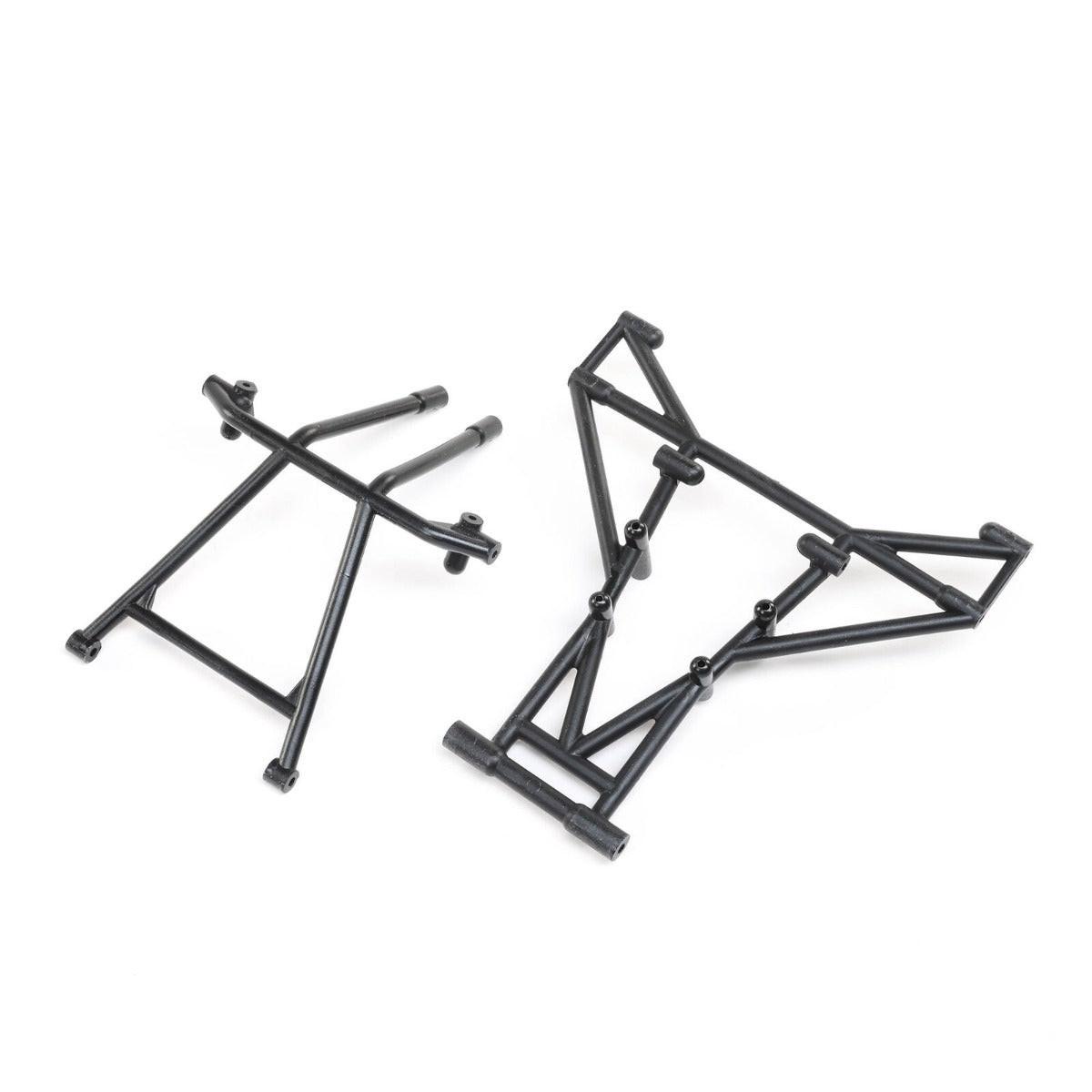 Losi LOS241055 Front & Upper Cage Bars Black LMT Mega