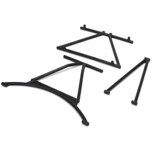 Losi LOS251004 Front & Rear Cage Supports & Roof Cross Bar: 1/5 Mini WRC