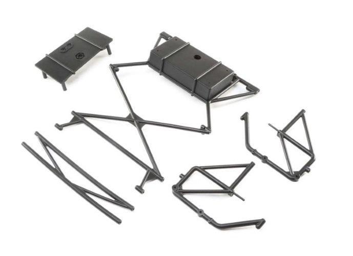 Losi LOS251055 Rear Body Mount Bar Left and Right X-Bar 1/6 Super Baja Rey
