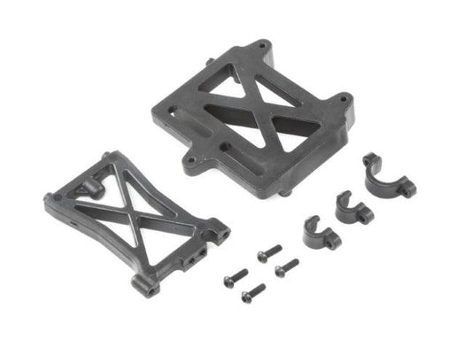 Losi LOS252060 ESC / Electronic Speed Control Mount Plate Standoff & Clamps