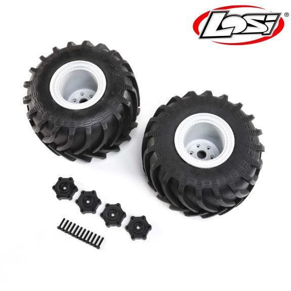 Losi LOS43034 Mounted Monster Truck Tires Left/Right LMT