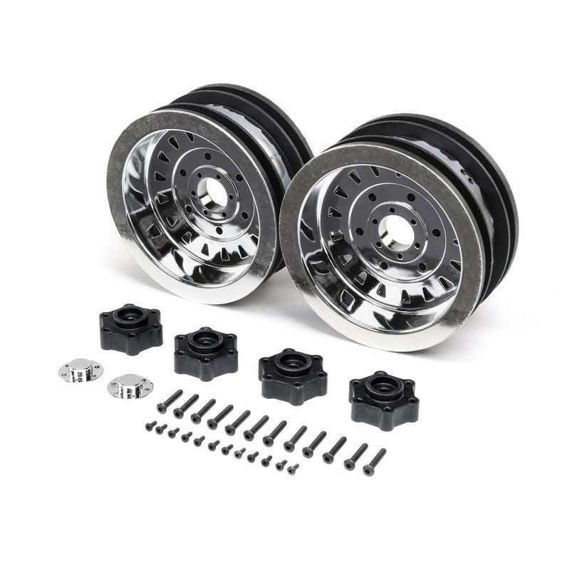 Losi LOS44005 D&D Mega Truck Wheel Chrome 2 LMT Mega