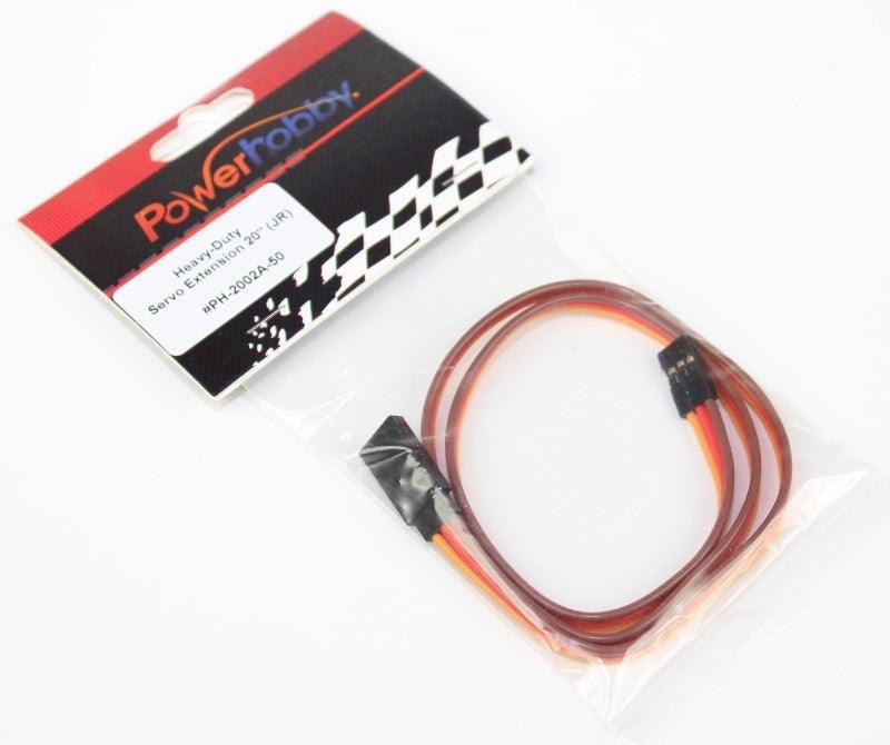 Powerhobby 20" Heavy Duty Servo Extension JR Connector / Plug