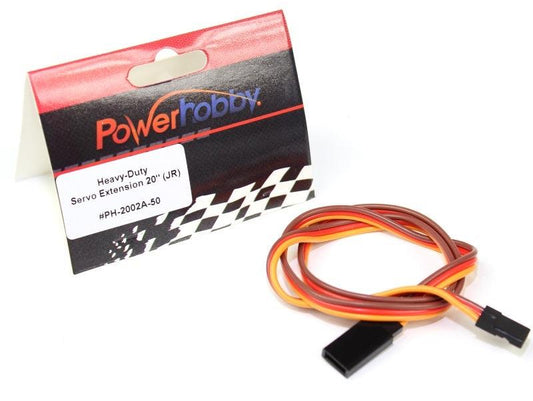 Powerhobby 20" Heavy Duty Servo Extension JR Connector / Plug