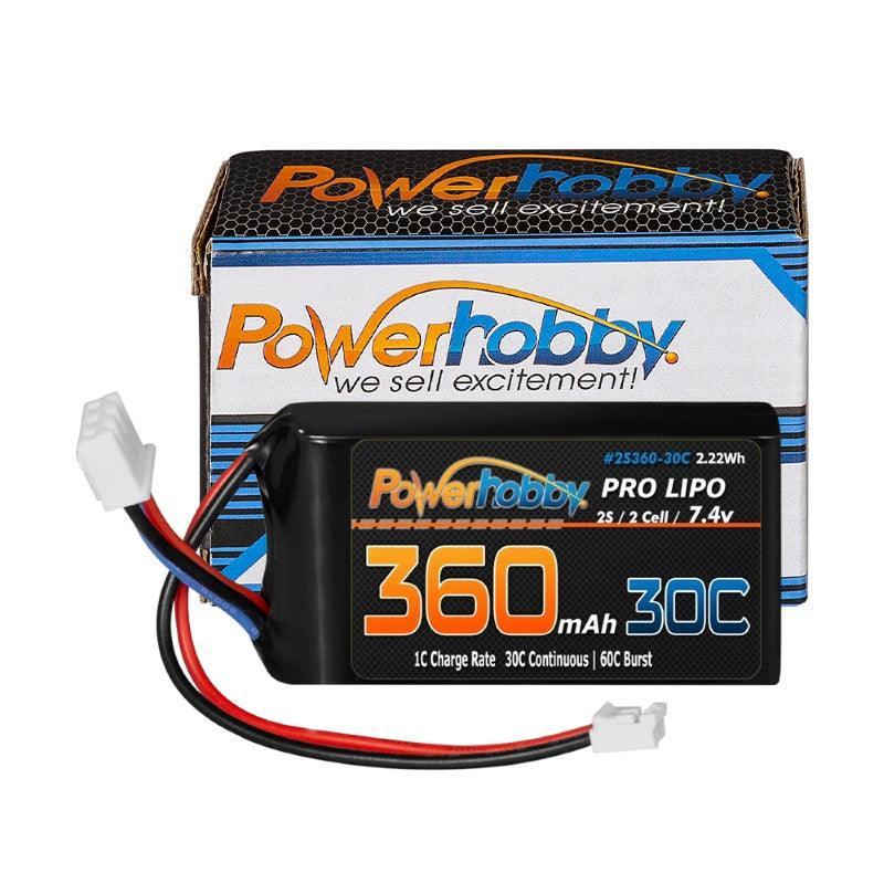 Powerhobby 2s 360mah 30C UPGRADE Lipo Battery : Axial SCX24