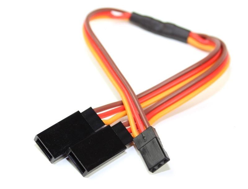 Powerhobby 8" Heavy Duty Y Servo Extension / Harness JR / Spektrum Connector