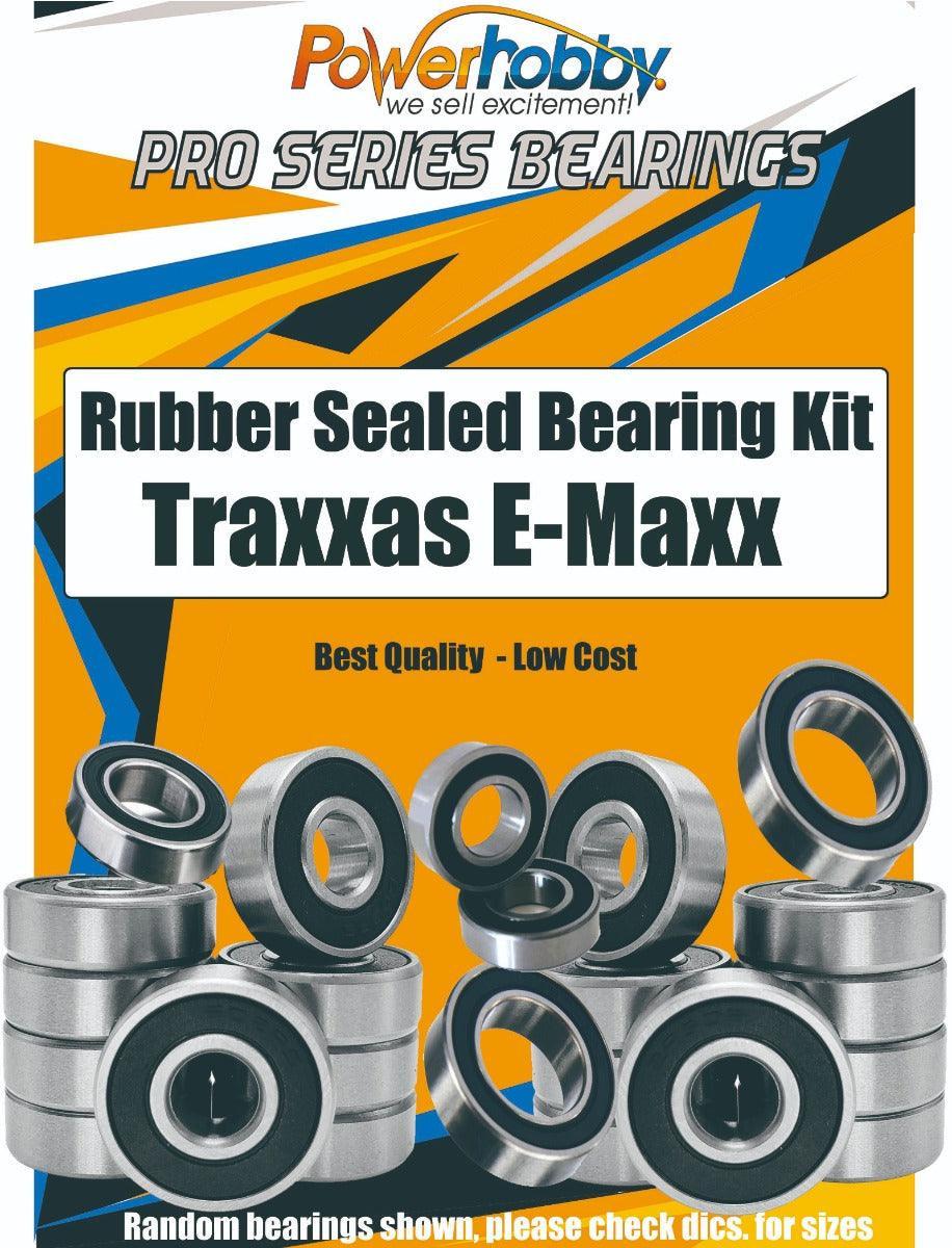 PowerHobby Pro Series Rubber Sealed Bearing Kit FOR Traxxas E-Maxx