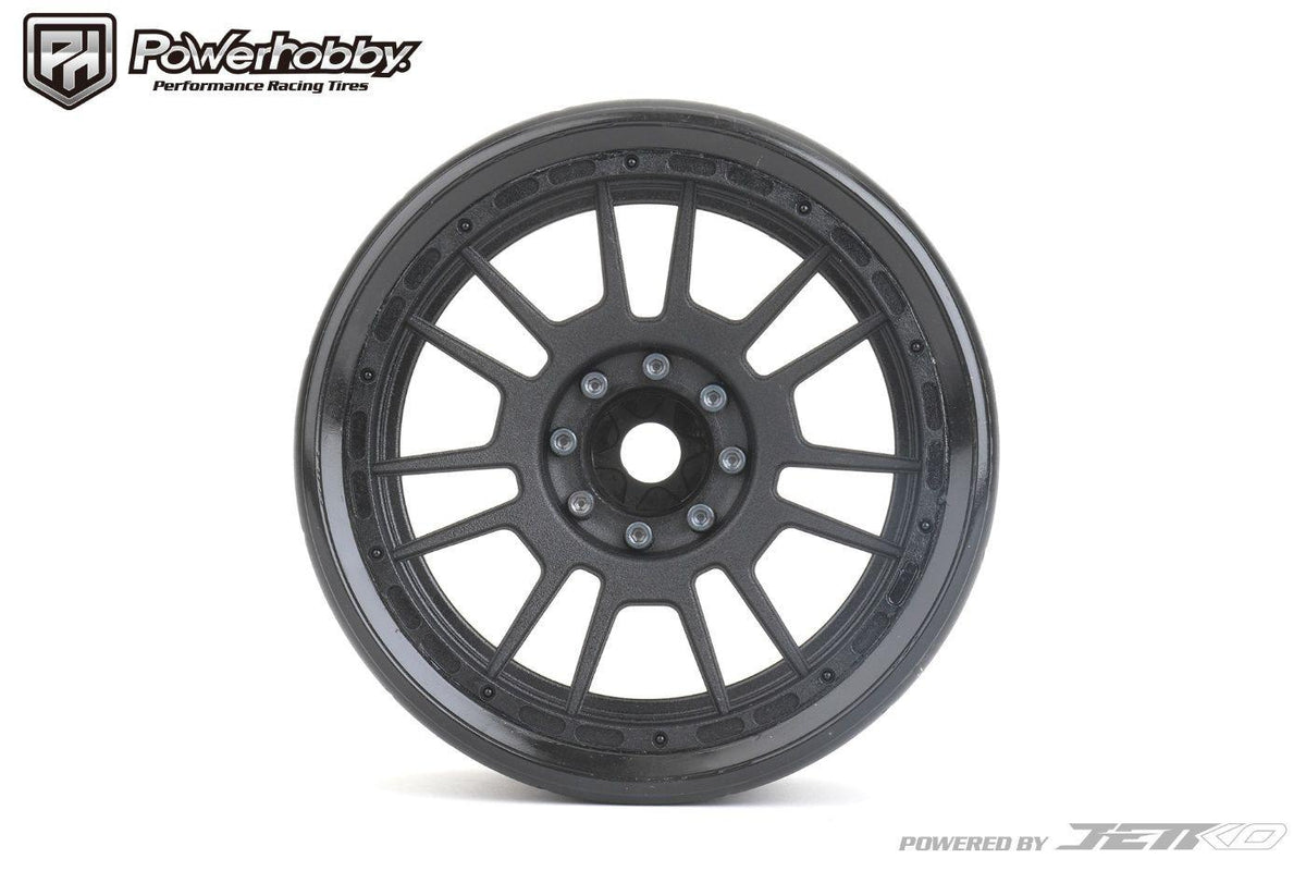 Powerhobby 1/8 MT 4.0 Phoenix Belted Mounted Tires w Removable Hex Wheels (2)