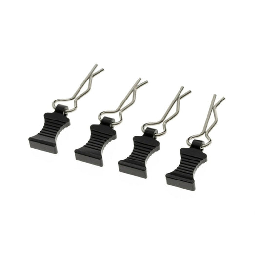 Powerhobby Pro Aluminum Easy Pull 1/10 1/8 Body Clips Pink (4)