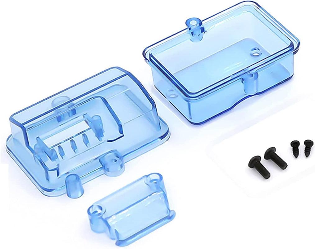 Blue Plastic Waterproof Receiver Box for 1/10 RC Car