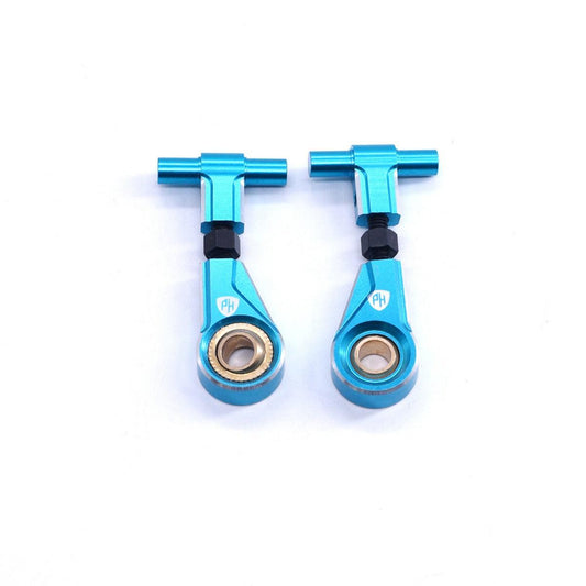 Powerhobby Aluminum Adjustable Front Upper Arm Set Tamiya TT02