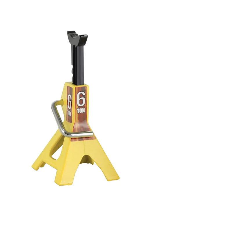 Powerhobby 3/6 Ton RC Scale Adjustable Height Metal Jack Stand Yellow