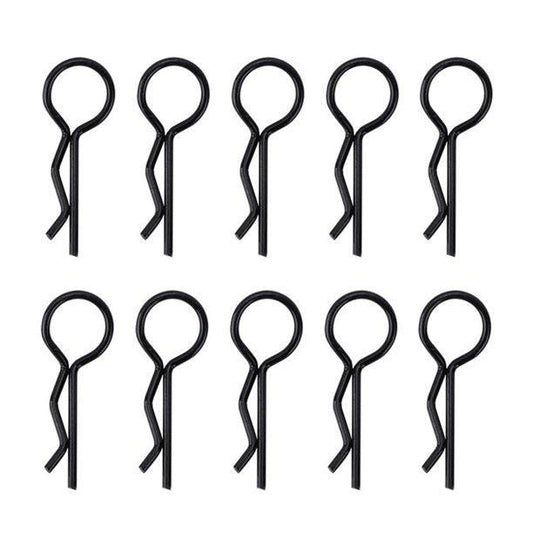 Powerhobby Large Body Clips (10) Axial SCX6 Black
