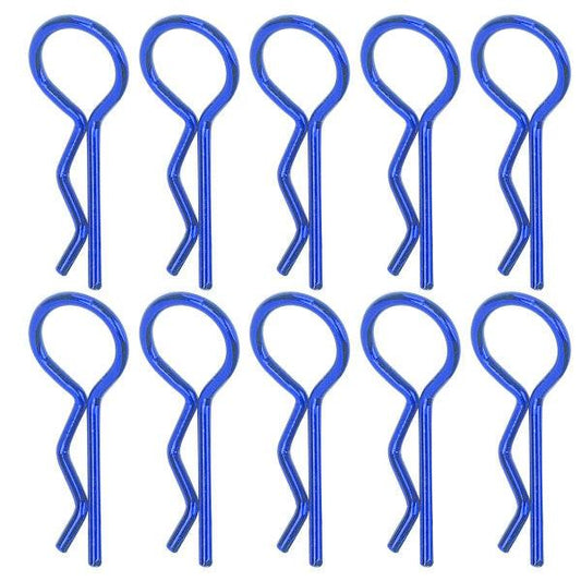 Powerhobby Large Body Clips (10) Axial SCX6 Blue