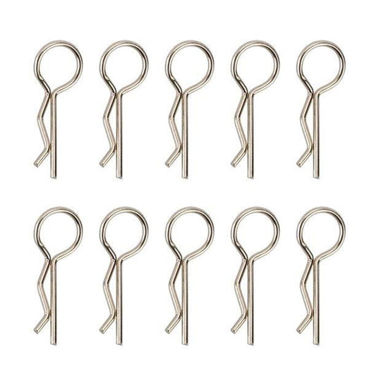 Powerhobby Large Body Clips (10) Axial SCX6 Silver
