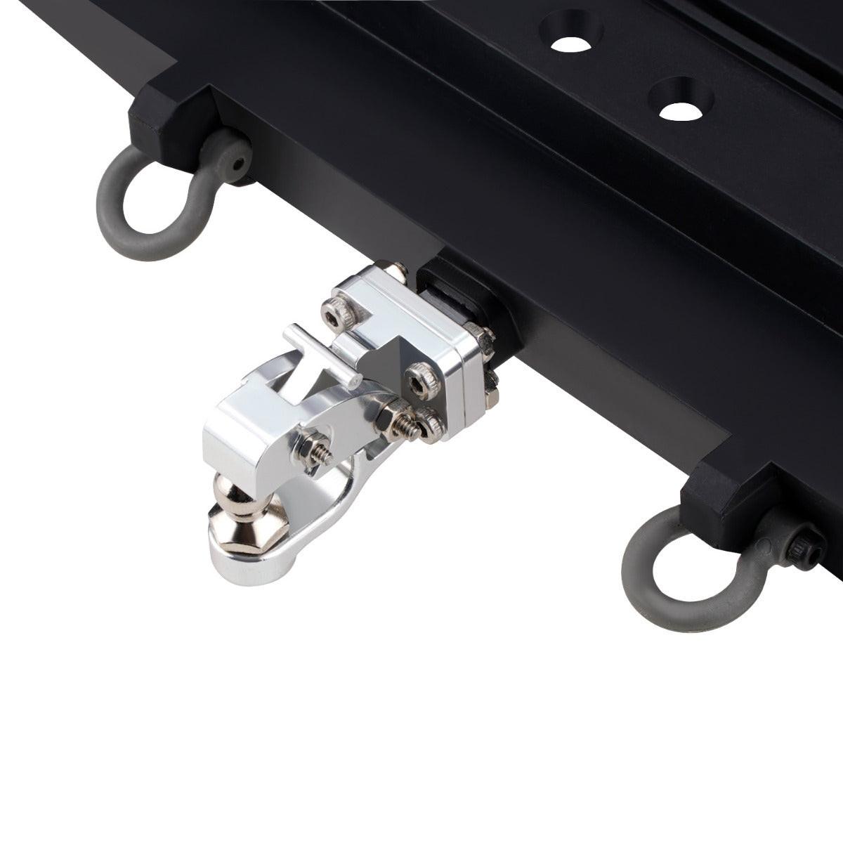 Powerhobby Rescue Tow Trailer Hook Hitch Silver 1/10 Crawler