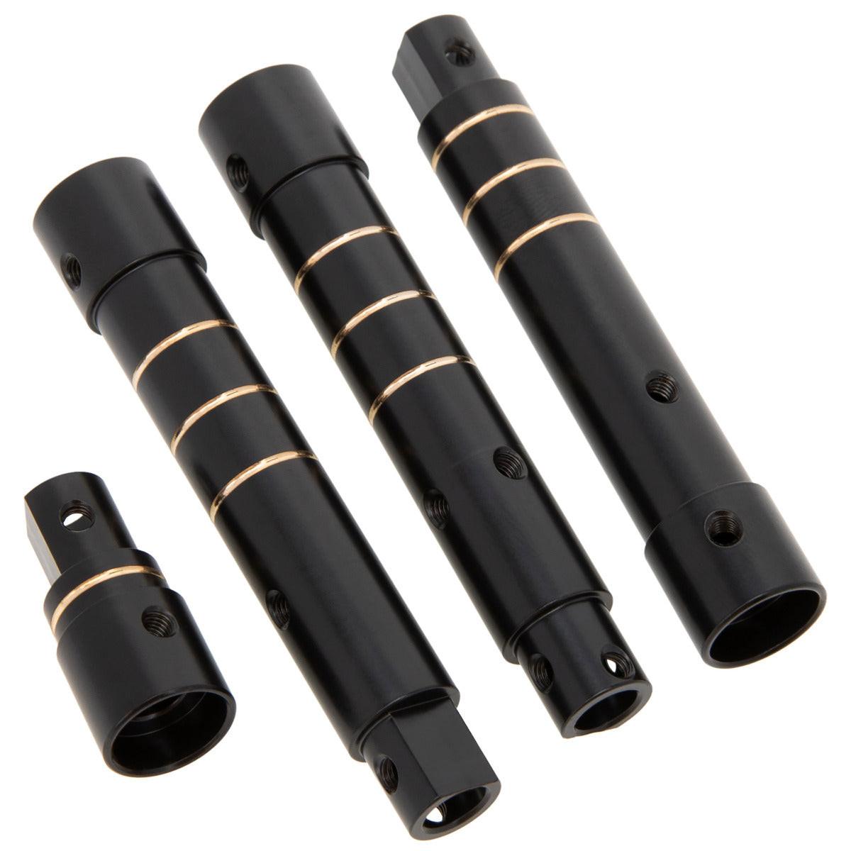 Powerhobby Brass Axle Tube Set Front / Rear Steel Axial SCX10 PRO