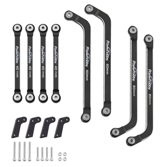 Powerhobby Aluminum High Clearance Links w Shock Mount Axial AX24