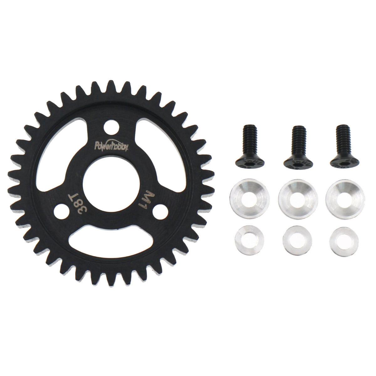 Powerhobby Mod 1 38T Hardened Steel Spur Gear FOR Traxxas Revo / Slayer