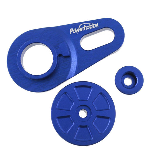 Powerhobby 7075 Aluminum 23T Servo Saver Blue Losi Promoto MX