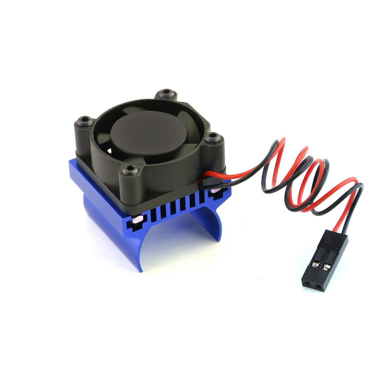Powerhobby Aluminum Motor Cooling Fan Blue FOR Traxxas TRX-4M