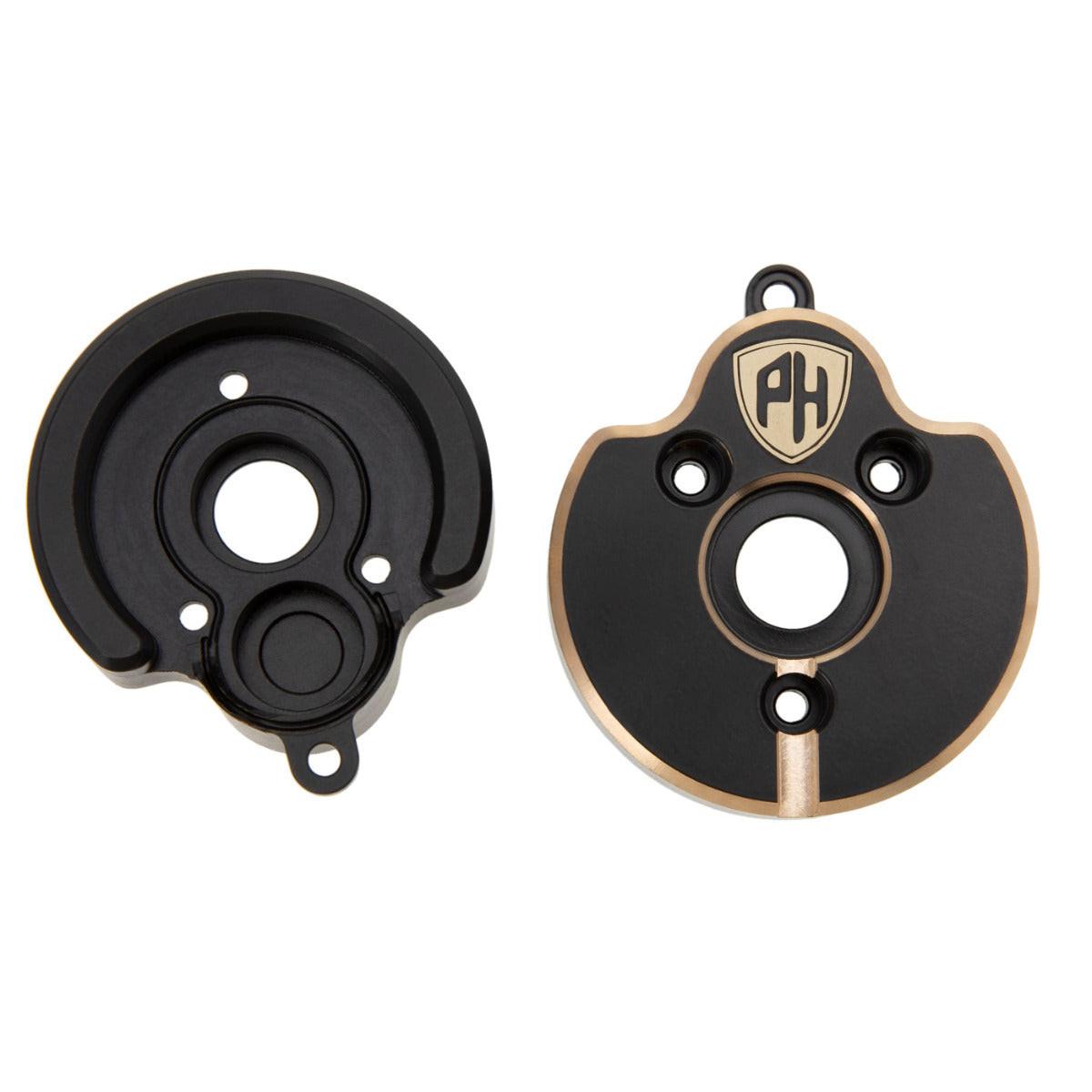 Powerhobby Brass Rear Axle Portal Covers Axial SCX10 II