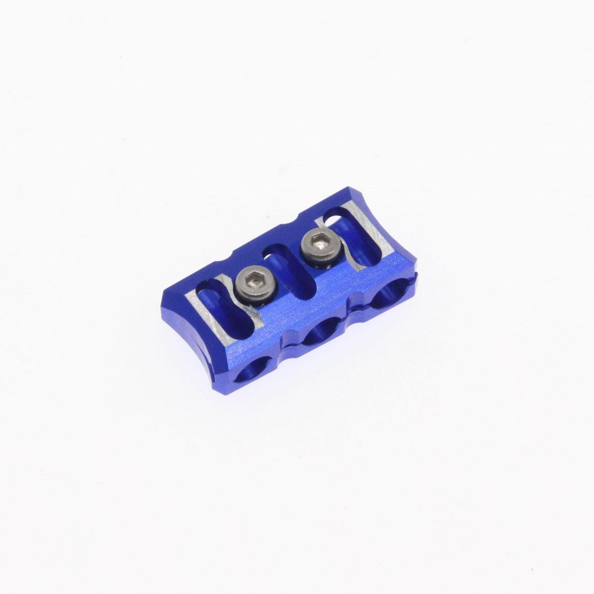 Powerhobby UltraLite 3 Wire Organizer 3 x 4.1mm 10AWG Wire Blue