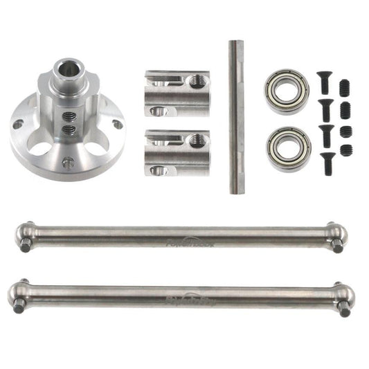 Powerhobby Rear Diff Locker W Hardened Steel Shaft Hobao VTE / VTE2 / GTB