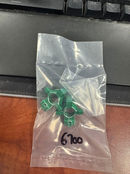 Powerhobby Aluminum Rear Wheel Hubs Green MST RMX 2.5