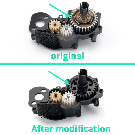 Powerhobby Steel Gearbox Straight Shaft Gear Set Losi Micro-B / Micro-T