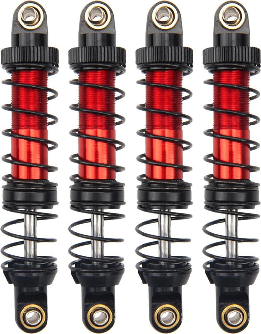 90MM 1/10 Rock Crawler Metal Shocks Absorber Adjustable Dampers (4)