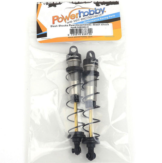 Powerhobby EXTREME Assembled REAR Shocks 3.5mm Titanium Shaft (2) FOR Traxxas 1/10