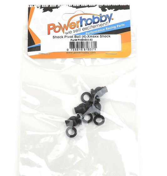Powerhobby Shock Pivot Ball (4) XTREME X-Maxx Shocks