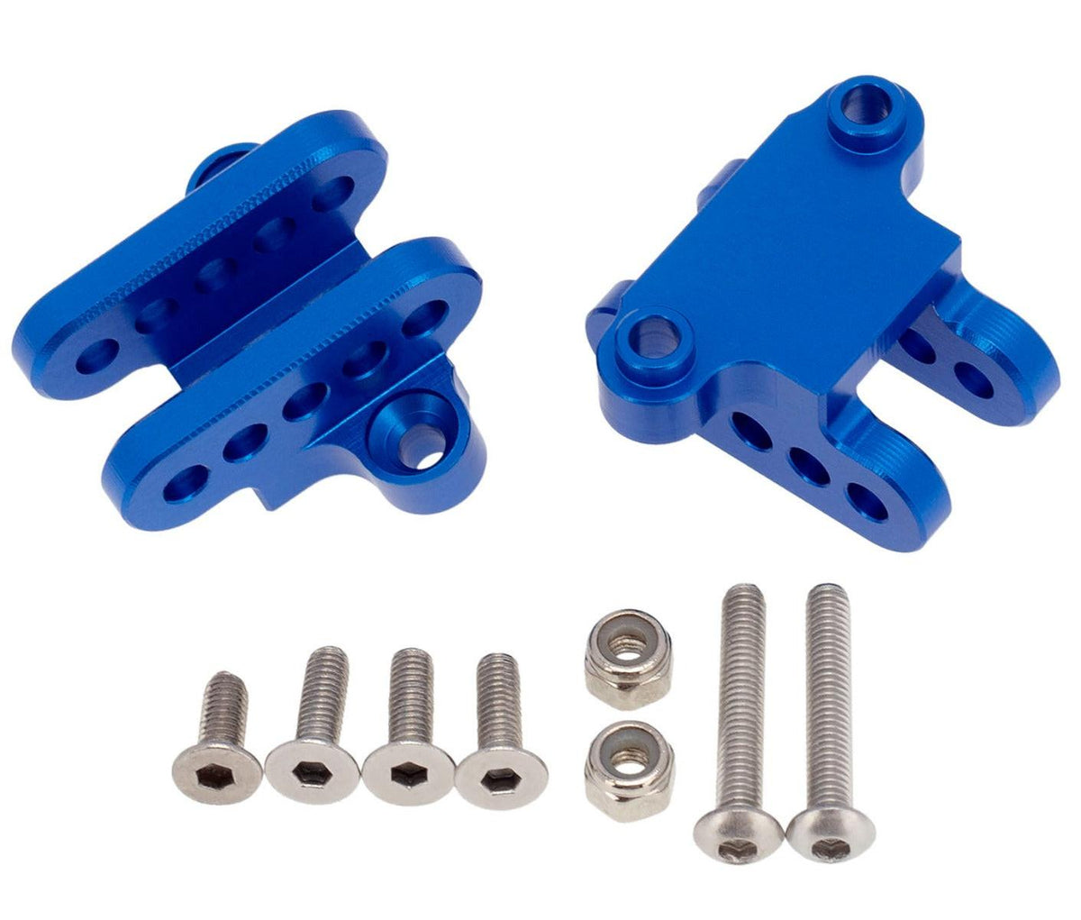 Powerhobby Aluminum Lower Shock Mount Losi LMT 4WD Solid Axle BLUE