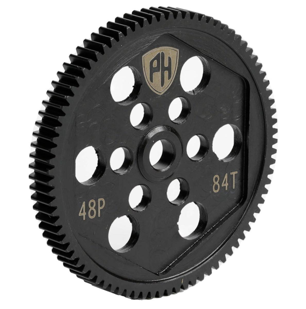 Powerhobby Hardened Steel Spur Gear & Slipper Pads 48p 84t Losi 22S