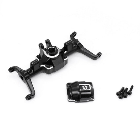 Powerhobby Aluminum Front Axle FMS FCX24 Black