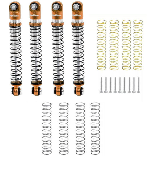 Powerhobby 1/24 Axial SCX24 Aluminum 54mm Long Travel Shocks Jeep Bronco Bronze