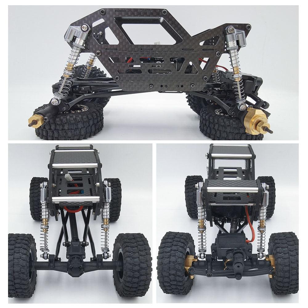 Powerhobby 1/24 Axial SCX24 Aluminum 58mm Long Travel Shocks Jeep Bronco Green