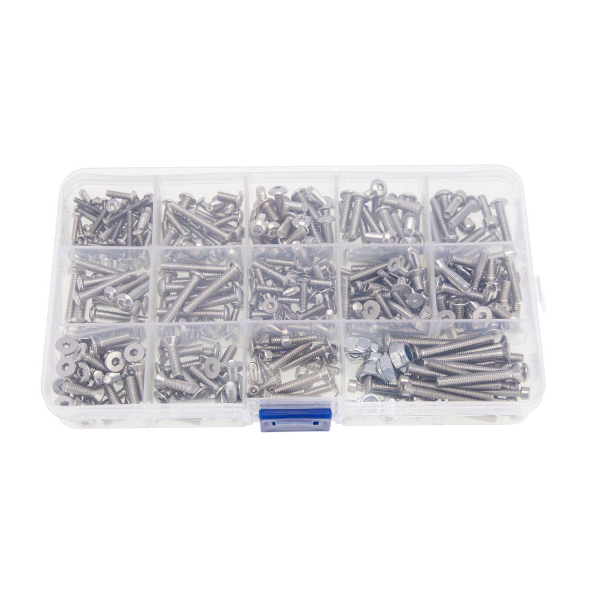 Powerhobby Stainless Steel Screws Set Box FOR Traxxas TRX-4 387pcs