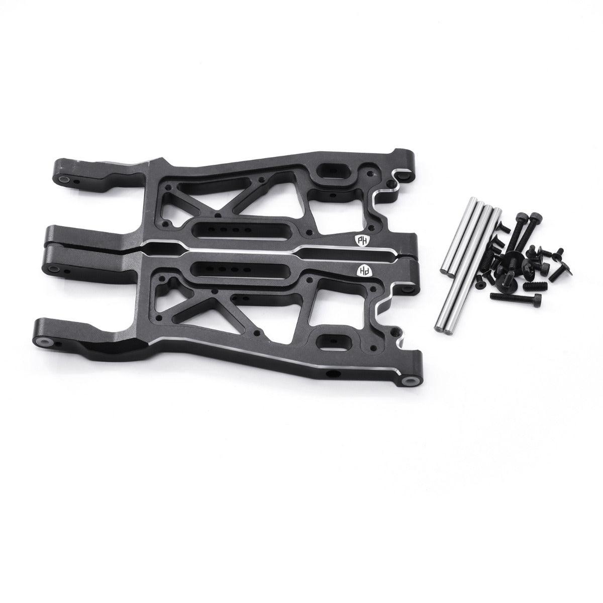 Powerhobby Aluminum  Front Arms FOR Traxxas Sledge Black