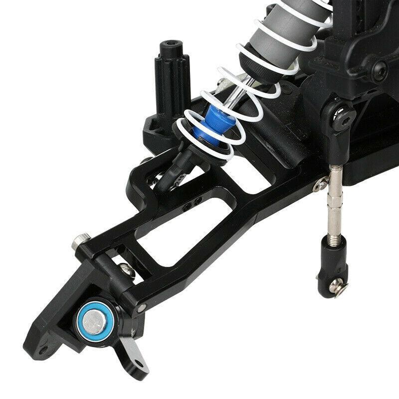 Powerhobby FOR  Traxxas Drag Slash CNC Aluminum Front Suspension Arms Black