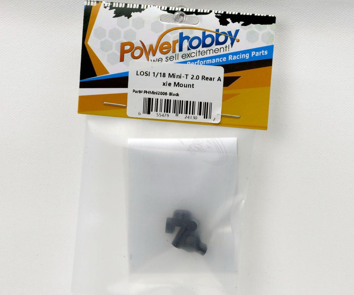 PowerHobby LOSI 1/18 Mini-T 2.0 Aluminum Rear Knuckles MiniT Black