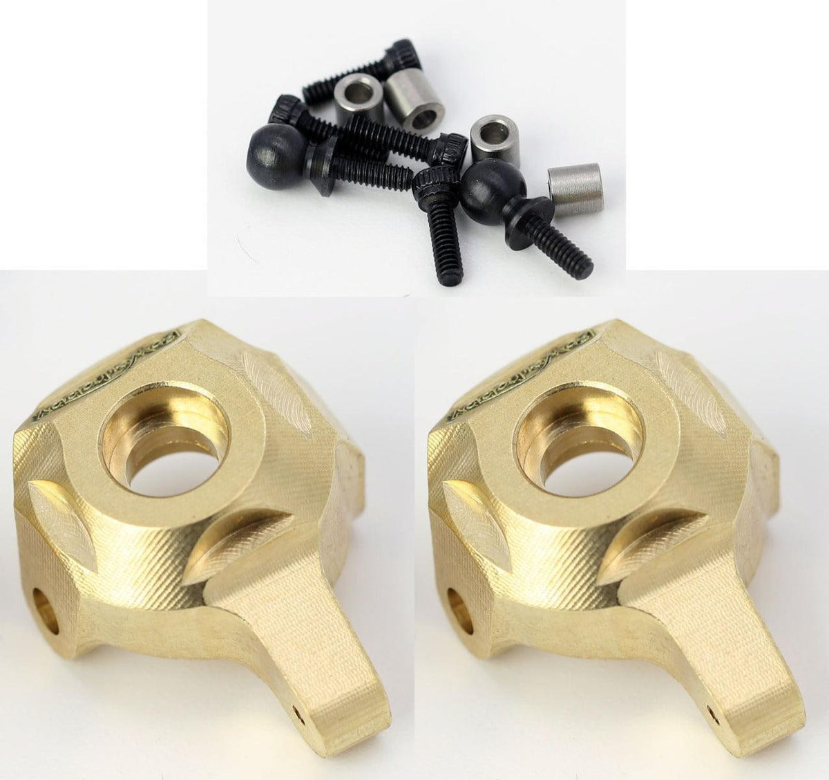 Powerhobby Brass Front Steering Knuckle Axial SCX24