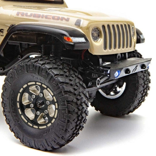 Powerhobby 1.0" Black Brass Beadlock Crawler Wheels 1/24 Axial SCX24