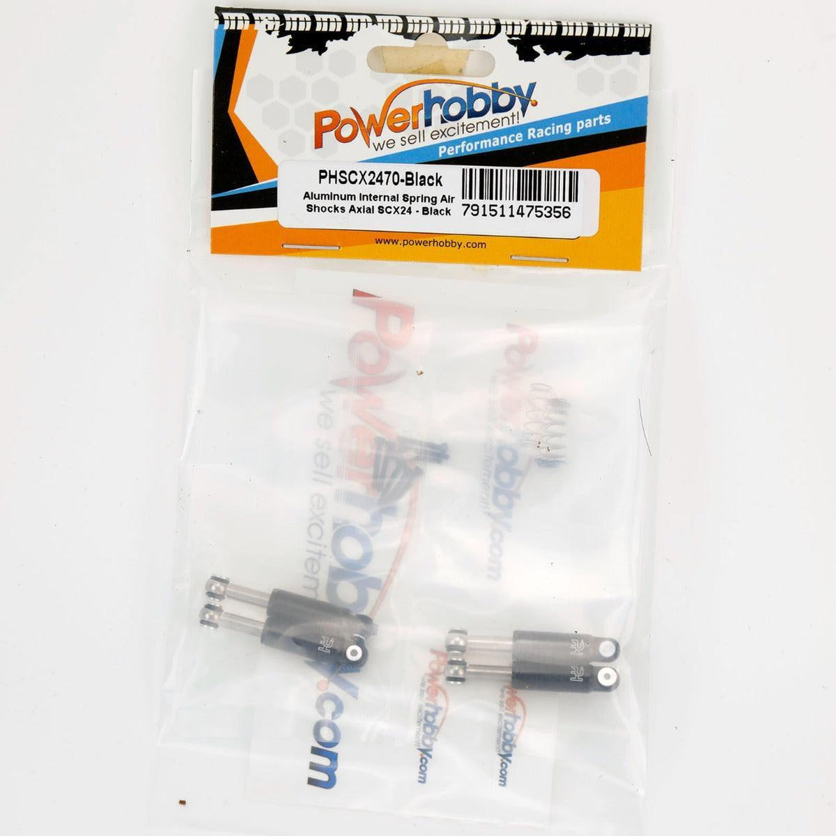 Powerhobby Aluminum 32mm Internal Spring Air Shocks Axial SCX24 C10 Jeep Betty