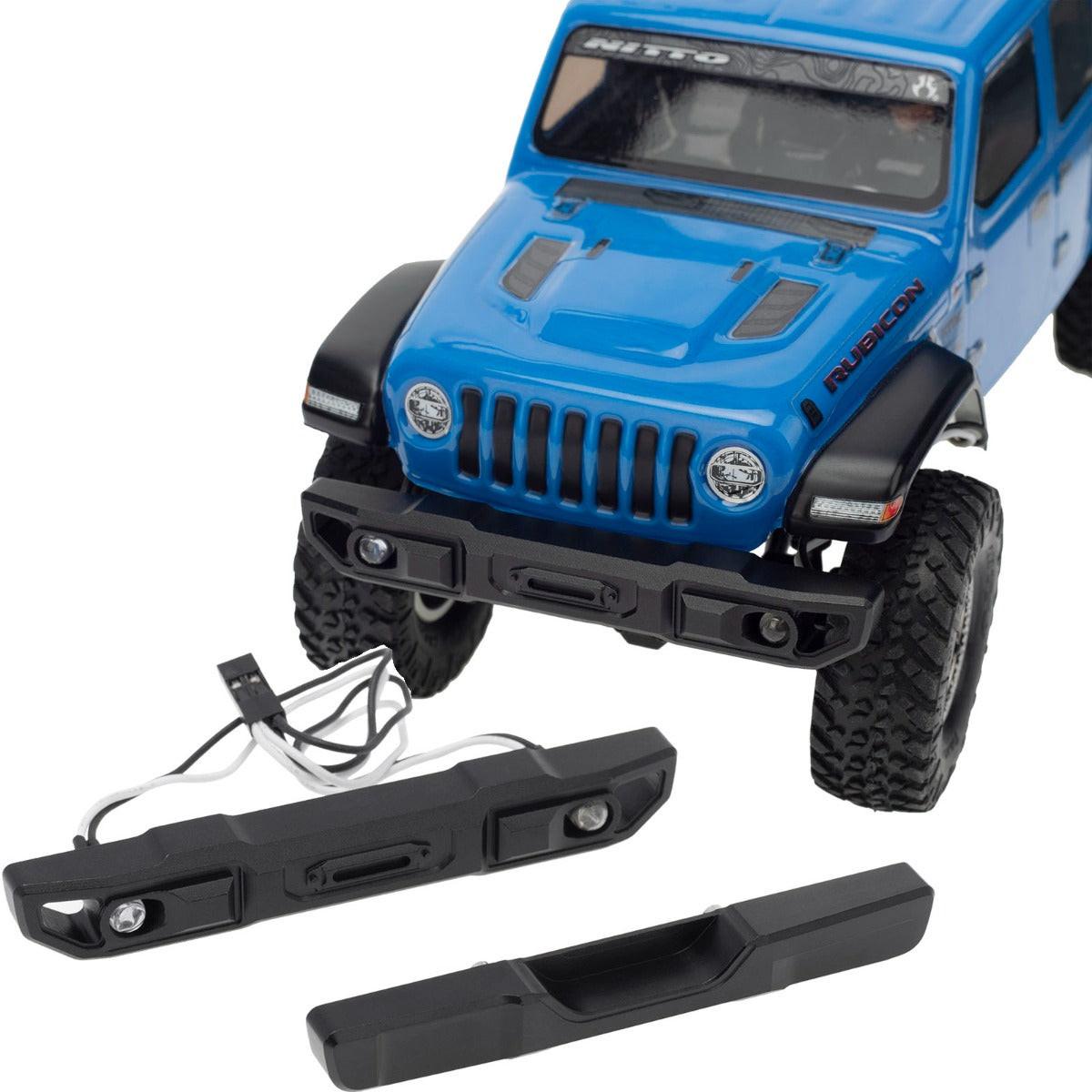 Powerhobby SCX24 Jeep Wrangler Gladiator Bronco Front Rear Aluminum Bumper